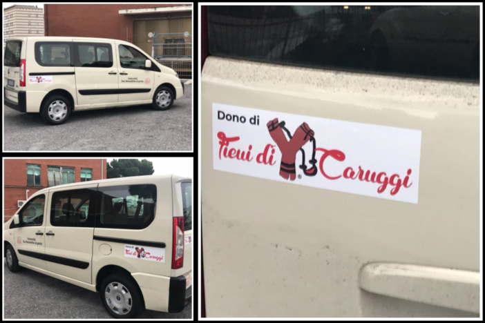 La Comunità di San Benedetto al Porto di Genova inaugura l'automezzo donato dai Fieui di Caruggi di Albenga La Comunità di San Benedetto al Porto di Genova inaugura l'automezzo donato dai Fieui di Caruggi di Albenga