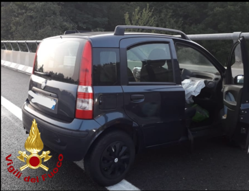 Incidente sulla Torino-Savona nei pressi di Marene: cinque coinvolti di cui due bambini, nessuno grave