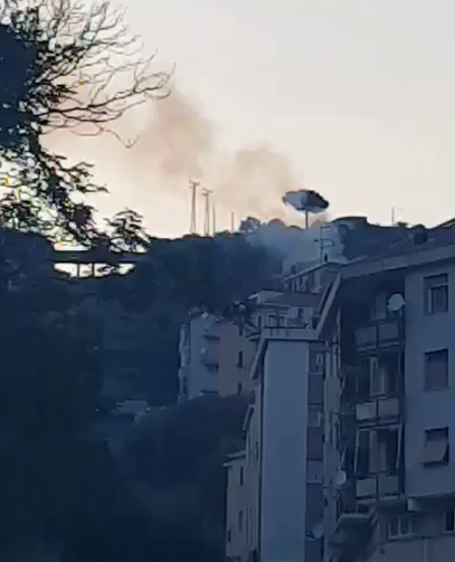 Savona, falso allarme per un incendio tra via Amendola e via Turati (VIDEO)