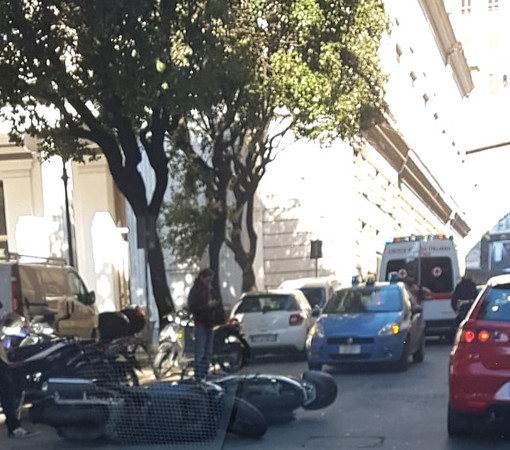 Collisione tra due moto a Savona Collisione tra due moto a Savona
