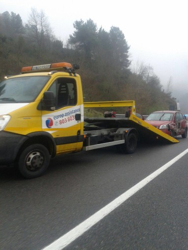 Incidente sull'Aurelia bis tra Villanova e Alassio