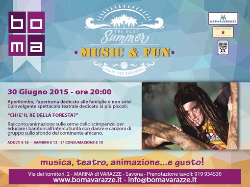 Al Boma di Varazze martedì "Aperibimbo"