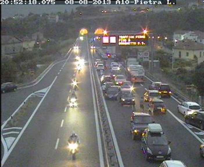 Immagine della webcam di autostrada dei Fiori