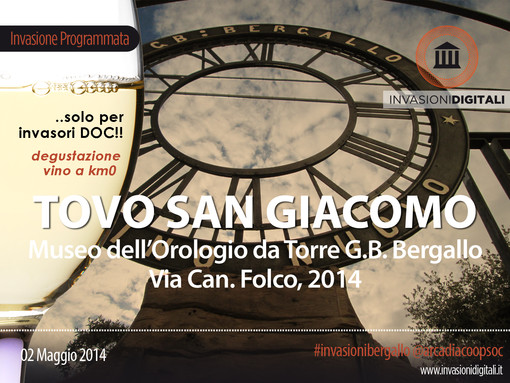 Oggi il Museo dell'Orologio di Tovo San Giacomo verrà "invaso"