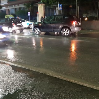 Savona: tamponamento in via Nizza Savona: tamponamento in via Nizza