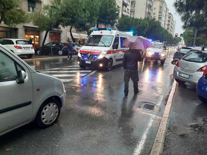 Persona investita in corso Tardy e Benech a Savona