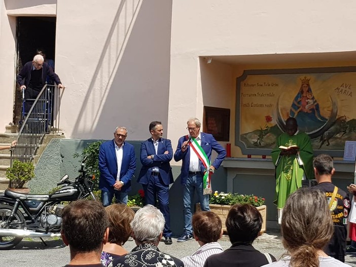 Bormida, benedetta la cappella dedicata alla Madonnina dei Centauri (FOTO)
