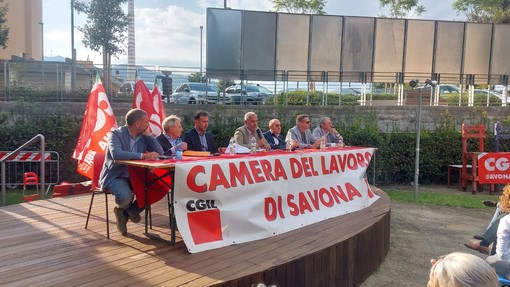 Lavoro e industria, Pasa (Cgil): "Senza non c'è futuro. In Provincia di Savona ci sono circa 2 milioni di m² di aree industriali disponibili" (FOTO E VIDEO)
