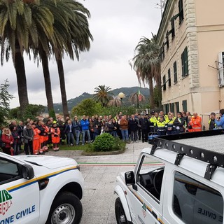 La Protezione Civile di Albisola festeggia l'inaugurazione di due nuovi mezzi