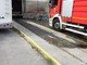 Villanova d'Albenga, rifiuti a fuoco all'esterno della ditta Tecnova: intervento dei vigili del fuoco