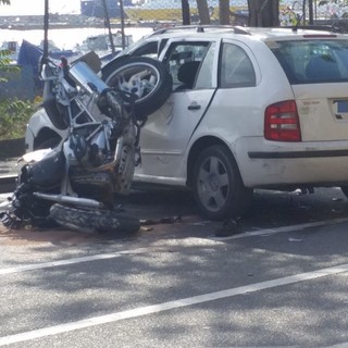 Foto di Leonardo Bracco tratta dalla pagina Facebook: "marshal rally savona"