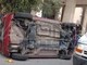 Anziana in auto si cappotta in corso Bigliati: paura ad Albissola, conducente ricoverata in codice giallo