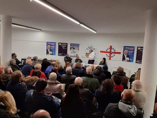 Immagine di repertorio: un recente incontro della Lega a Varazze Immagine di repertorio: un recente incontro della Lega a Varazze