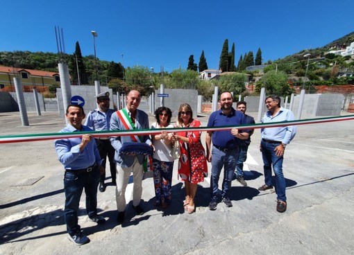 Alassio, inaugurati i primi posti auto del multipiano di Via Pera (FOTO)