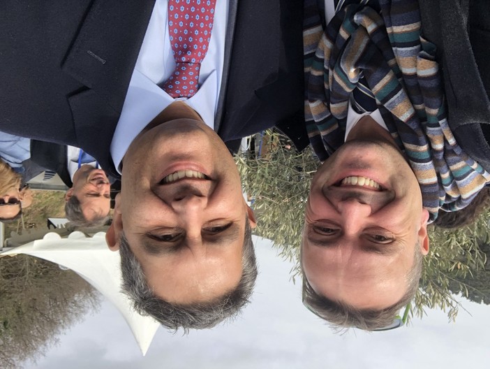 Il Consigliere Achille Morando e il Vice Portavoce Enrica Tixi Il Consigliere Achille Morando e il Vice Portavoce Enrica Tixi
