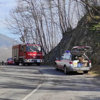 Spento l'incendio tra i Brasi di Celle e Stella Gameragna: quasi certamente confermata la tesi di scintille dalla media tensione