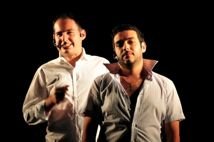 Il duo comico "I beoni" Il duo comico "I beoni"