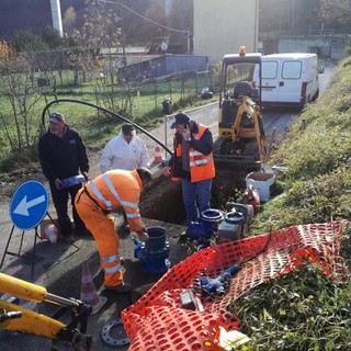 Emergenza idrica, riempita la linea di Pallare. Il sindaco Briano: "Nelle prossime ore la pressione inizierà a salire su Cairo"
