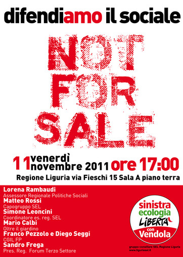 Emergenza sociale. SEL: fermarsi prima del baratro Emergenza sociale. SEL: fermarsi prima del baratro