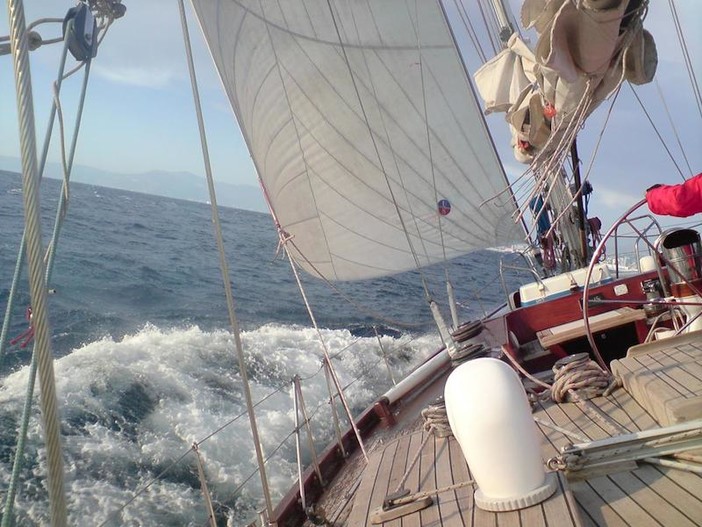 Il ketch dell'Istituto Pancaldo di Savona Il ketch dell'Istituto Pancaldo di Savona