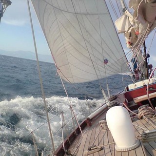 Il ketch dell'Istituto Pancaldo di Savona