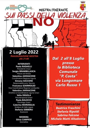 Celle Ligure ospita “Sui passi della violenza”, mostra di Unione Nazionale Vittime