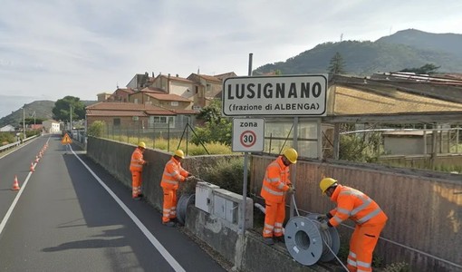 Albenga, la fibra ottica arriva a Lusignano e San Fedele