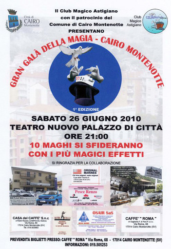 Cairo: sabato il Gran Galà della Magia Cairo: sabato il Gran Galà della Magia