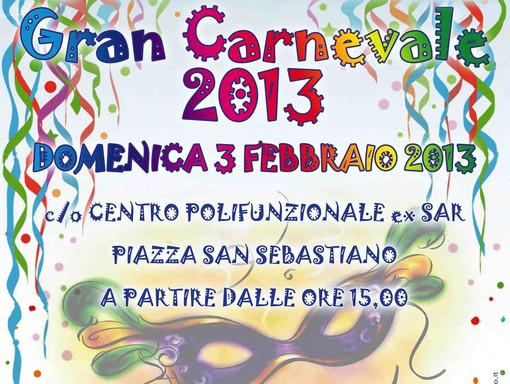 Laigueglia, "Gran Carnevale" al Centro Polifunzionale Laigueglia, "Gran Carnevale" al Centro Polifunzionale