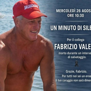 Tragedia in mare ad Andora, un minuto di silenzio sulle spiagge del Savonese per Fabrizio Valente