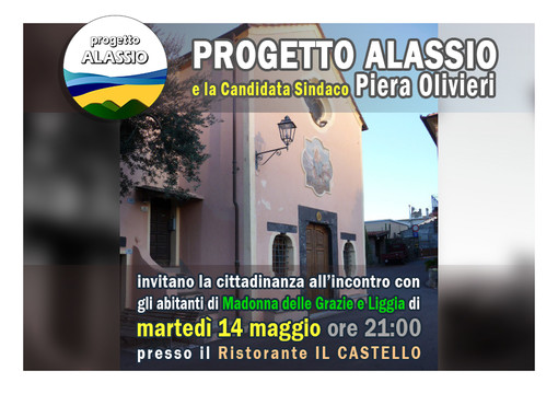 "Progetto Alassio": stasera Piera Olivieri incontra i residenti di Madonna delle Grazie