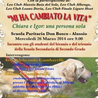 "Mi ha cambiato la vita", mercoledì incontro al Don Bosco di Alassio con Chiara Murrone