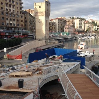 Lavori del ponte a raso al 17-12-14