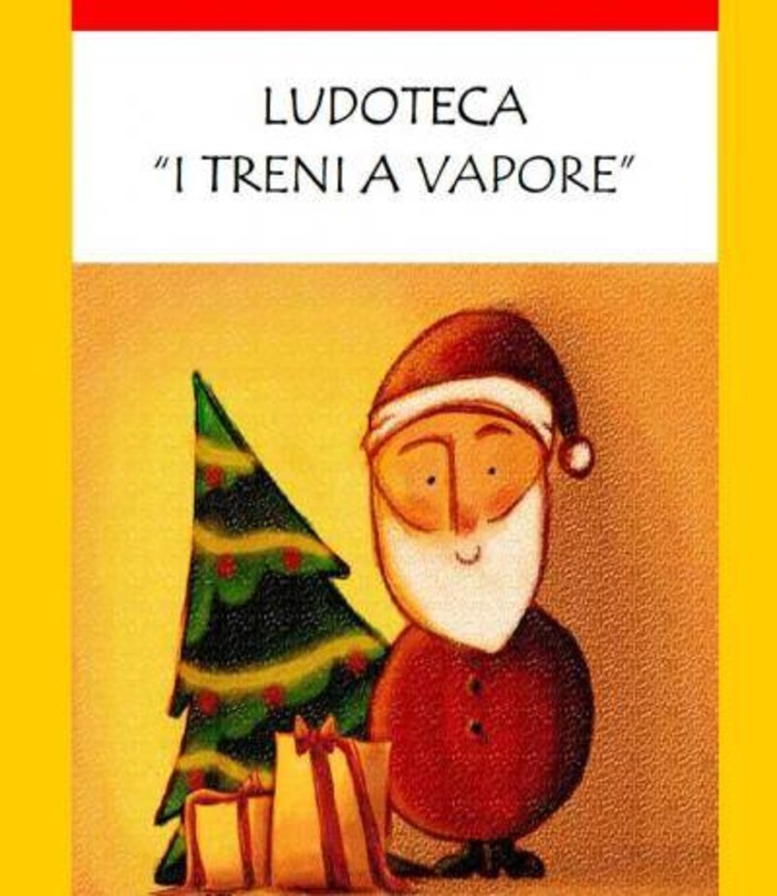 Finale Ligure, alla Ludoteca "I Treni a Vapore" dal 4 dicembre arriva il Natale Finale Ligure, alla Ludoteca "I Treni a Vapore" dal 4 dicembre arriva il Natale