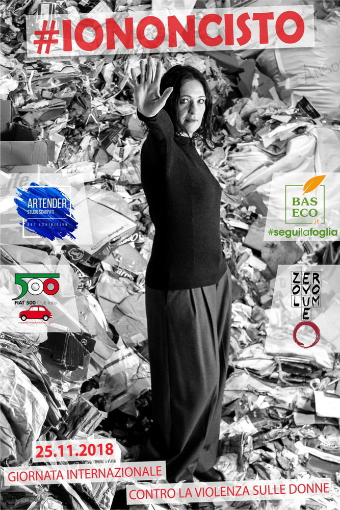 Baseco, Artender, Zerovolume e Fiat 500 Club Italia uniti contro la violenza sulle donne