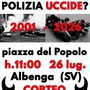 "Chi chiami quando la polizia uccide?", polemiche sulla locandina per un corteo ad Albenga dopo i fatti di Bologna "Chi chiami quando la polizia uccide?", polemiche sulla locandina per un corteo ad Albenga dopo i fatti di Bologna
