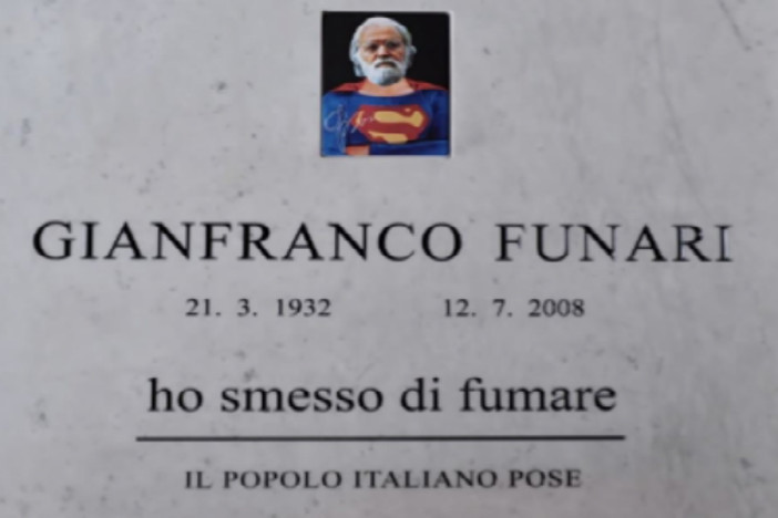 Boissano, la lapide per Gianfranco Funari non piace