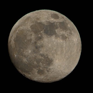 La Luna del cielo di sabato 23 marzo fotografata da Enrico Ruggeri