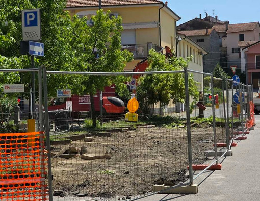 Dego, polemica sui social per l’abbattimento di alcuni alberi in piazza Botta