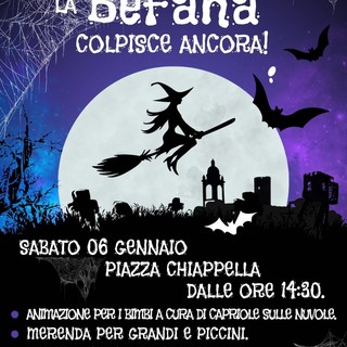 Noli, aspettando la Befana con la Proloco: evento per grandi e piccini