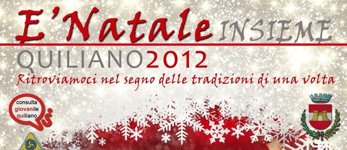 A Quiliano “E’ Natale insieme” (insieme all'inquinamento)