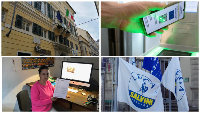 Finale, la Lega contro l'obbligo di Green Pass in comune: "Senza obbligo vaccinale accesso libero"