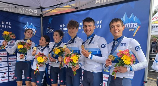 Dopo il ritiro ad Alassio, la Nazionale italiana di MTB vince l'oro ai campionati Europei Dopo il ritiro ad Alassio, la Nazionale italiana di MTB vince l'oro ai campionati Europei