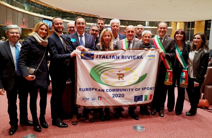 A Bruxelles il battesimo ufficiale di "Italian  Riviera Community Europea dello Sport 2020"