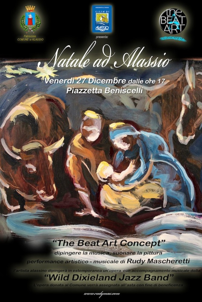 Alassio, venerdì "The Beat Art Concept" con Rudy Mas