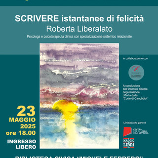 Incontro conclusivo della rassegna "Saper leggere e scrivere" a Cortemilia