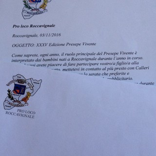 Roccavignale, partite le lettere per cercare Gesù Bambino