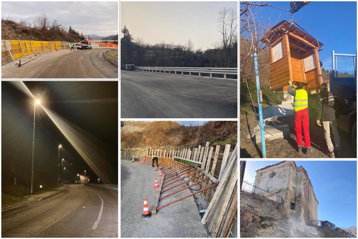 Roccavignale mette in sicurezza il territorio: nuovi punti luce, muri di protezione e cabine per lo scuolabus Roccavignale mette in sicurezza il territorio: nuovi punti luce, muri di protezione e cabine per lo scuolabus