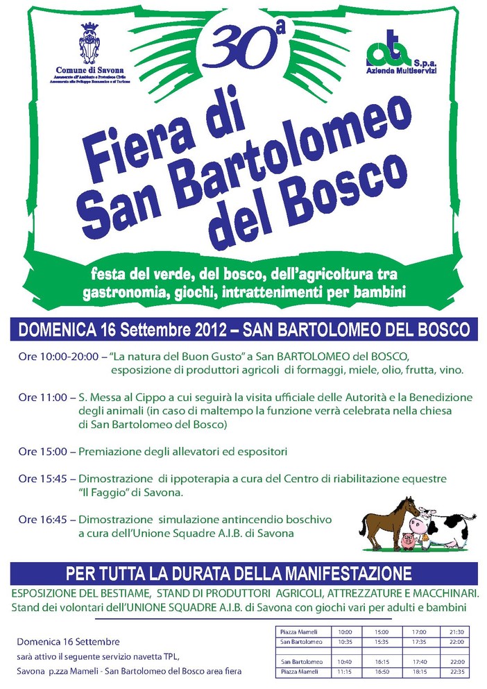 Fiera di San Bartolomeo del Bosco Fiera di San Bartolomeo del Bosco