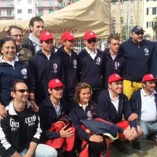 La nave scuola Leon Pancaldo rientrata a Savona